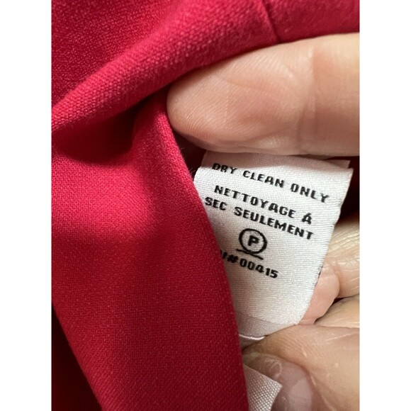 DVF Diane von Furstenburg  Capreena Mini Dress Size 6 Berry Red Sleeveless Shift - Picture 8 of 10